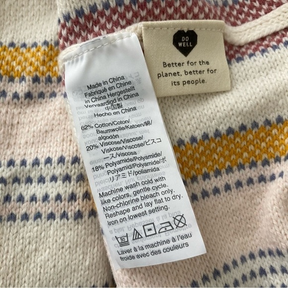 Madewell Blakley Stripe Sweater Tee | Size M - Picture 6 of 7